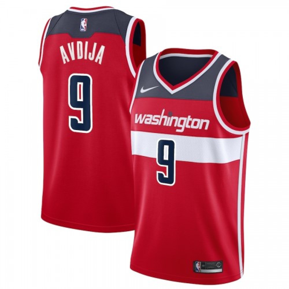 Men's Washington Wizards Deni Avdija #9 Red 2020/21 Swingman Jersey – Icon Edition-Pro Kit Vault | Brand New 26/27 Sports Jerseys